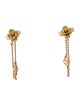 Louis Vuitton Crystal Petit Louis Drop Earrings