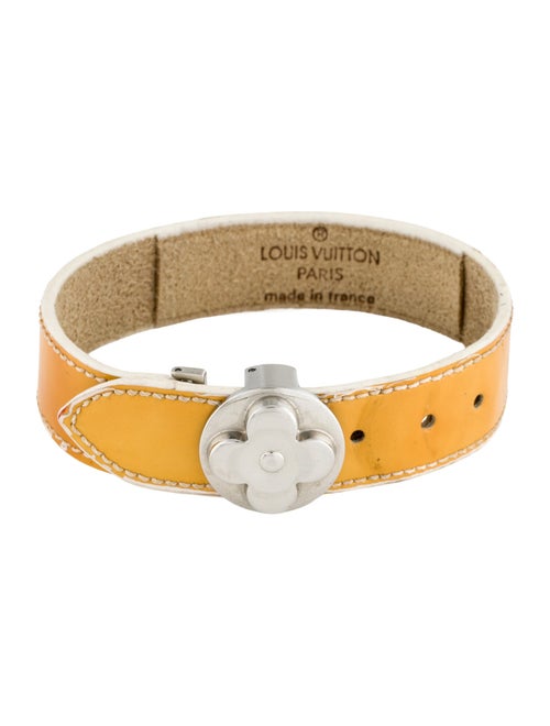 Louis Vuitton Patten Leather Good Luck Cuff Bracelet