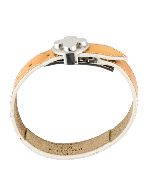 Louis Vuitton Patten Leather Good Luck Cuff Bracelet