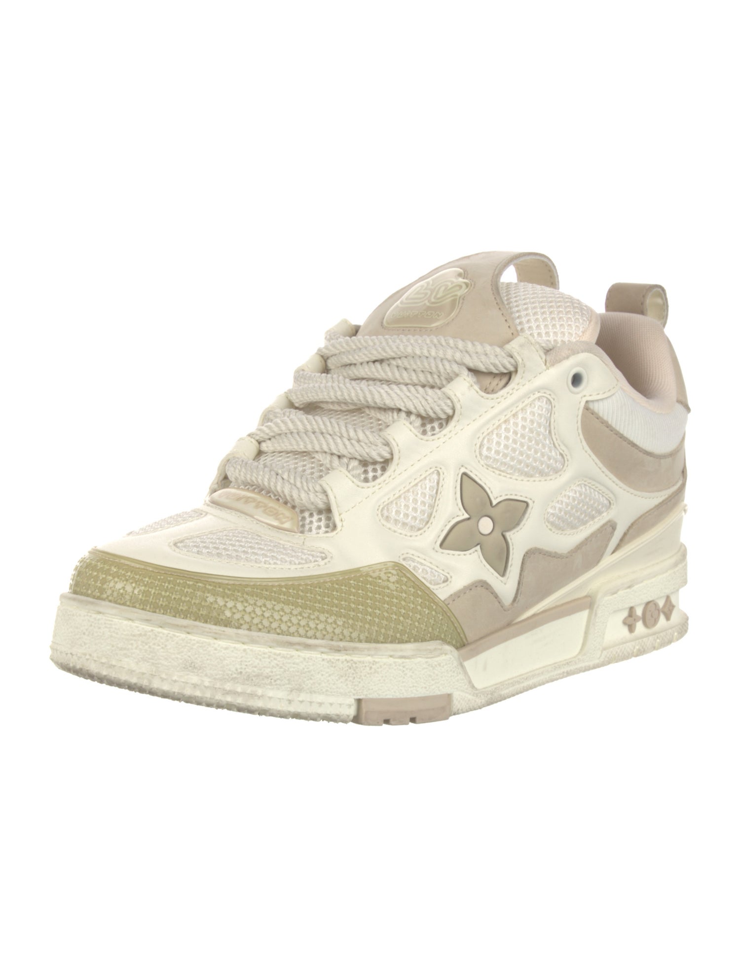 Louis Vuitton Monogram Pattern Leather Sneakers