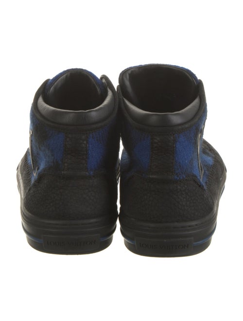 Louis Vuitton Signature Logo Suede Sneakers