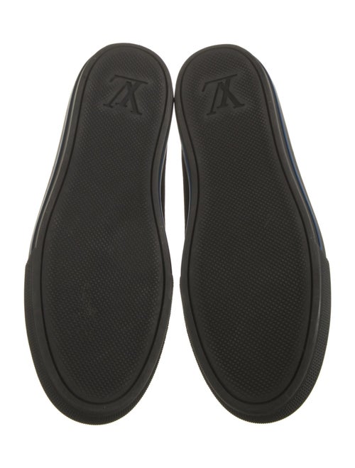Louis Vuitton Signature Logo Suede Sneakers