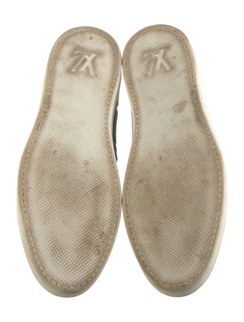 Louis Vuitton Suede Printed Sneakers