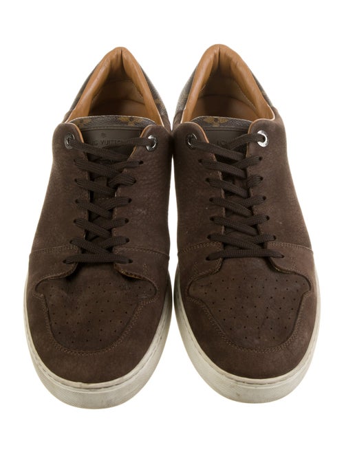 Louis Vuitton LV Monogram Suede Sneakers