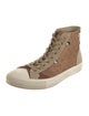 Louis Vuitton Monogram Pattern Suede Sneakers
