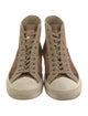 Louis Vuitton Monogram Pattern Suede Sneakers