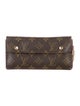 Louis Vuitton LV Monogram Coated Canvas Accordeon Wallet