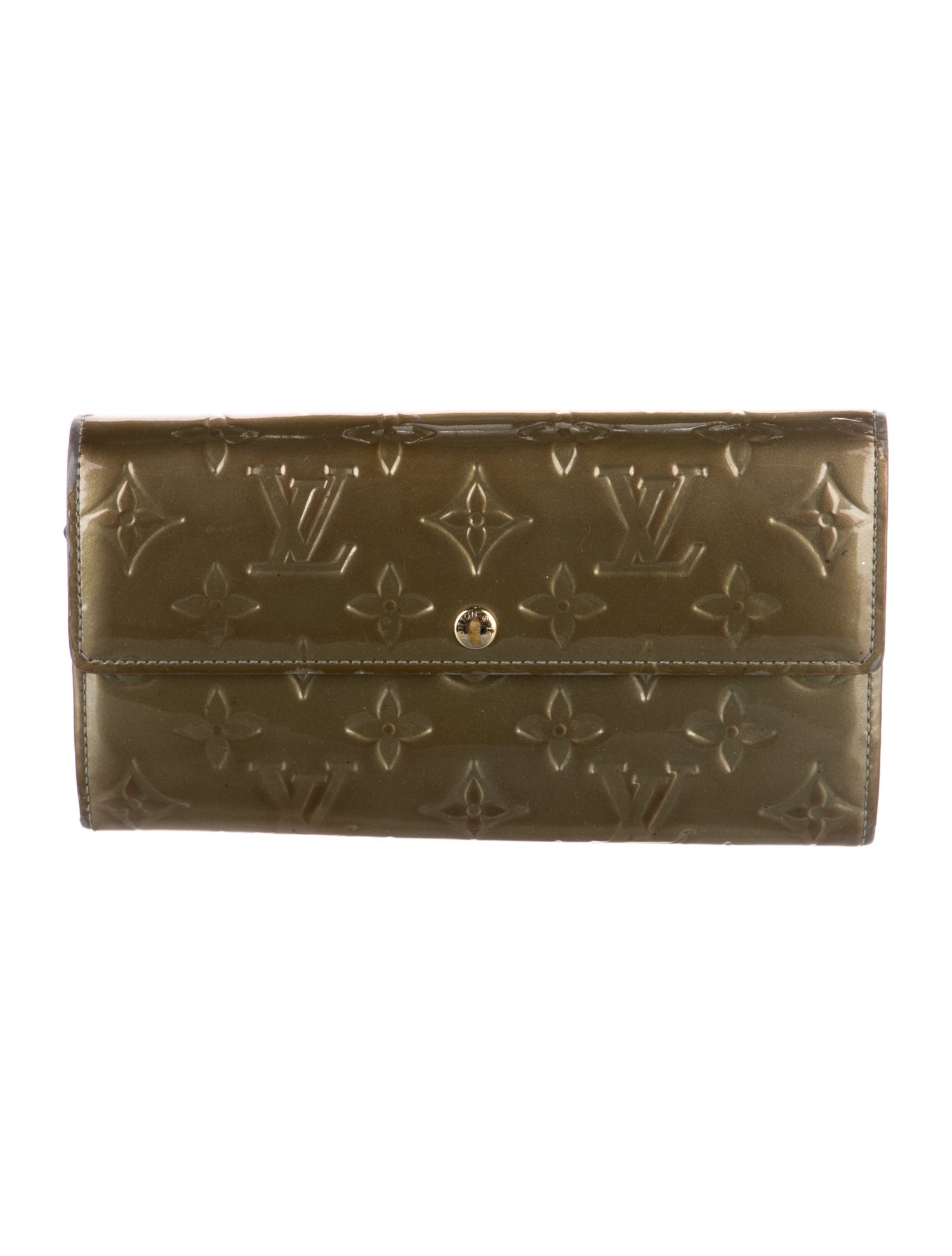 Louis Vuitton Monogram Vernis Vernis Patent Leather Sarah Wallet