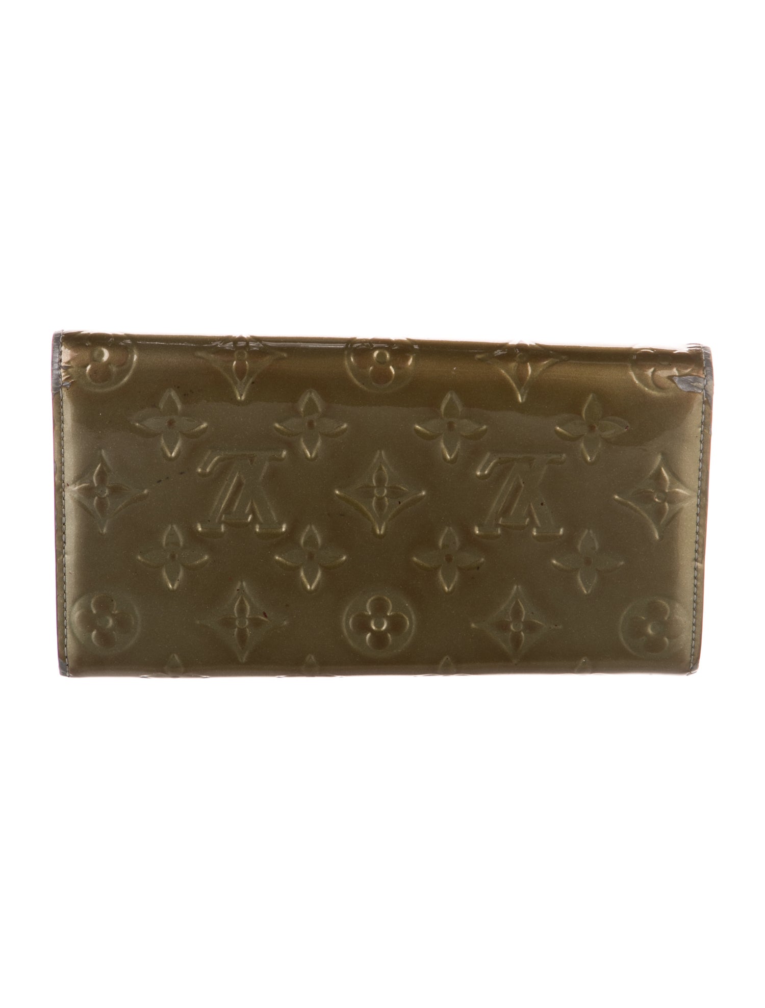 Louis Vuitton Monogram Vernis Vernis Patent Leather Sarah Wallet