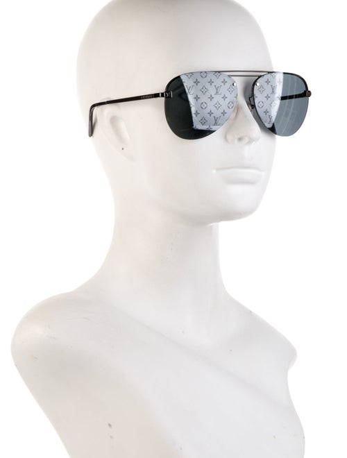 Louis Vuitton Monogram Clockwise Sunglasses Damier Graphite Pattern Sunglasses