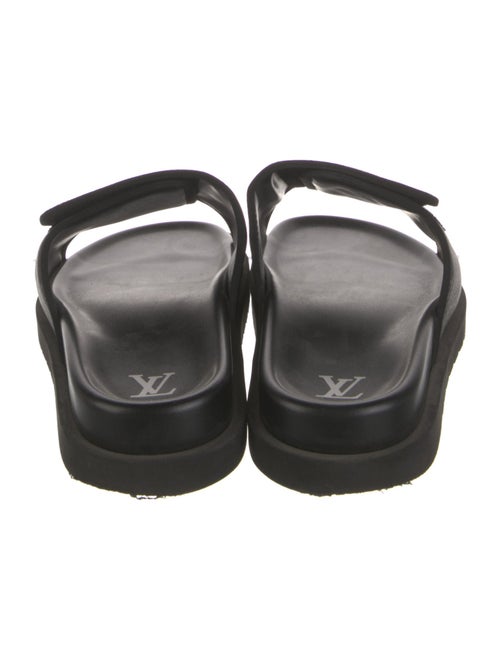 Louis Vuitton LV Monogram Leather Slides