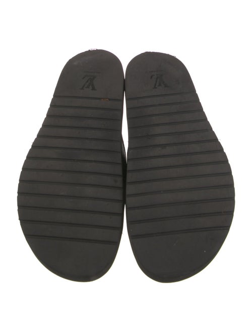 Louis Vuitton LV Monogram Leather Slides