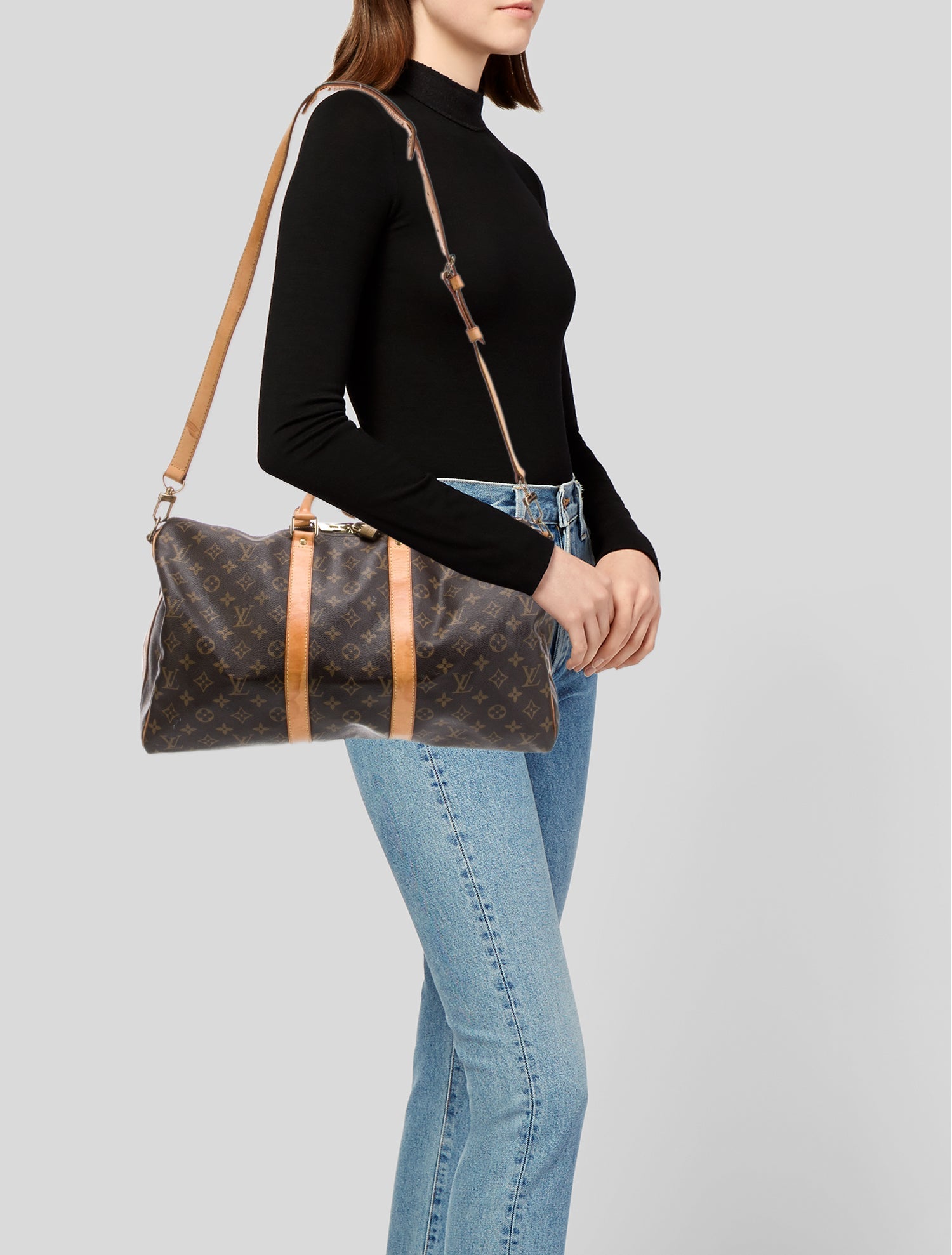 Louis Vuitton LV Monogram Keepall Bandouliere 45