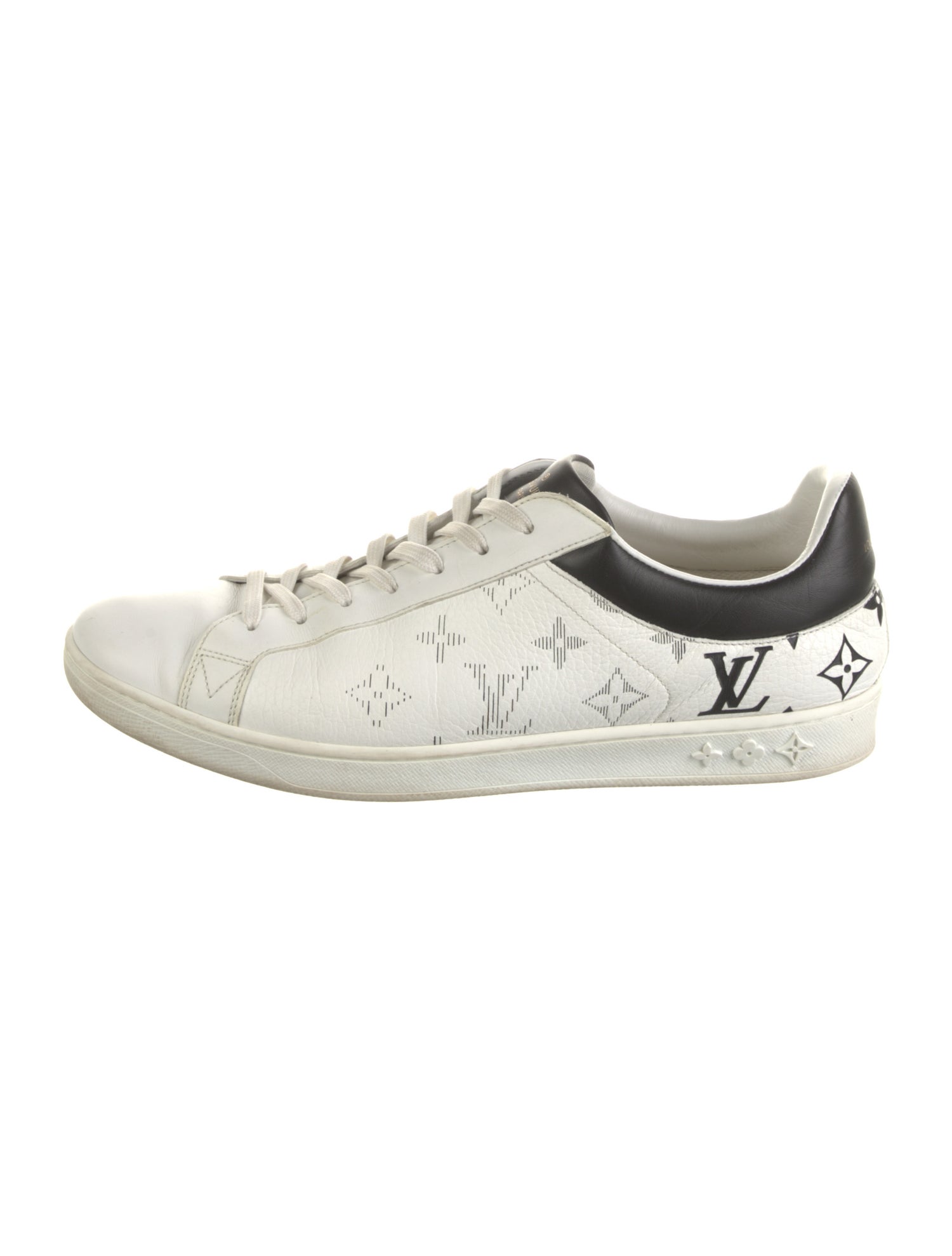 Louis Vuitton Leather Printed Sneakers