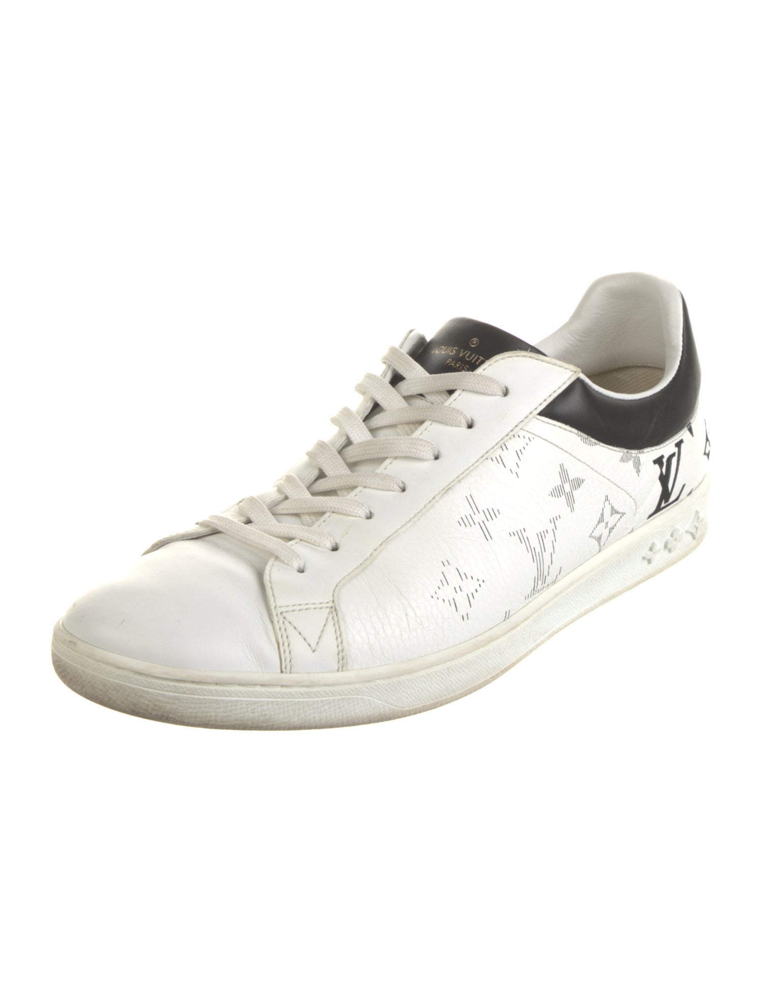 Louis Vuitton Leather Printed Sneakers
