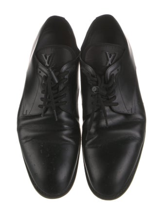 Louis Vuitton LV Monogram Leather Derby Shoes