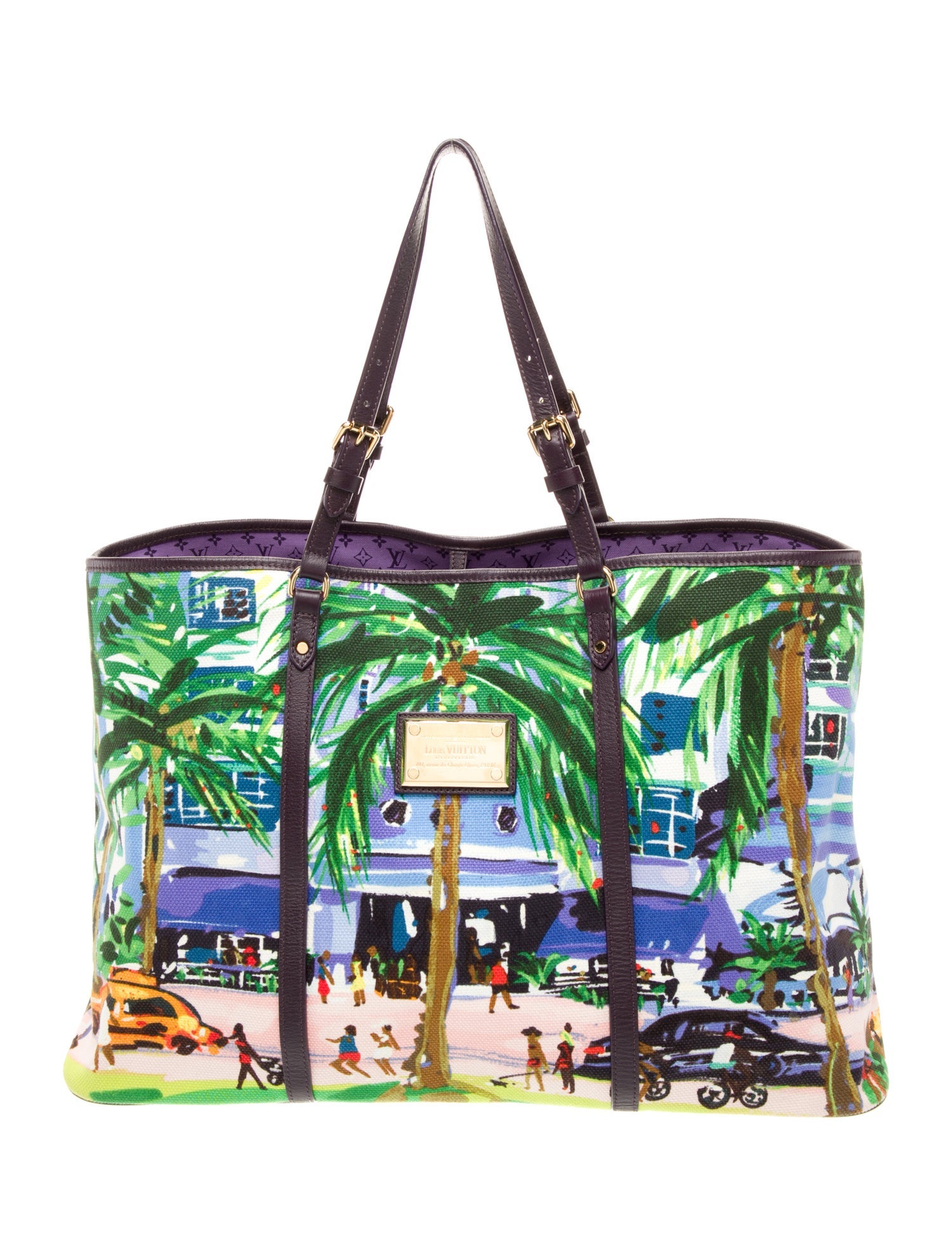 Louis Vuitton Canvas Ailleurs Tote Bag