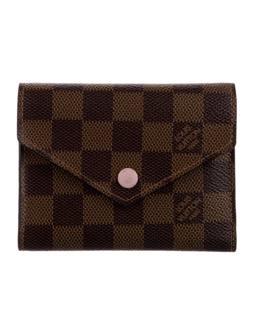 Louis Vuitton 2021 Damier Ebene Pattern Victorine Wallet