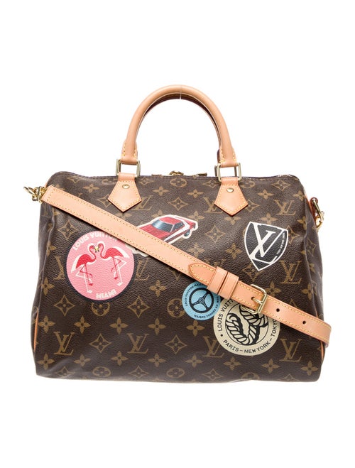 Louis Vuitton LV Monogram World Tour Speedy Bandouliere 30