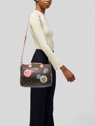 Louis Vuitton LV Monogram World Tour Speedy Bandouliere 30
