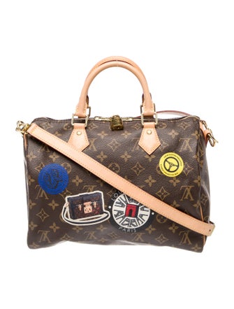 Louis Vuitton LV Monogram World Tour Speedy Bandouliere 30