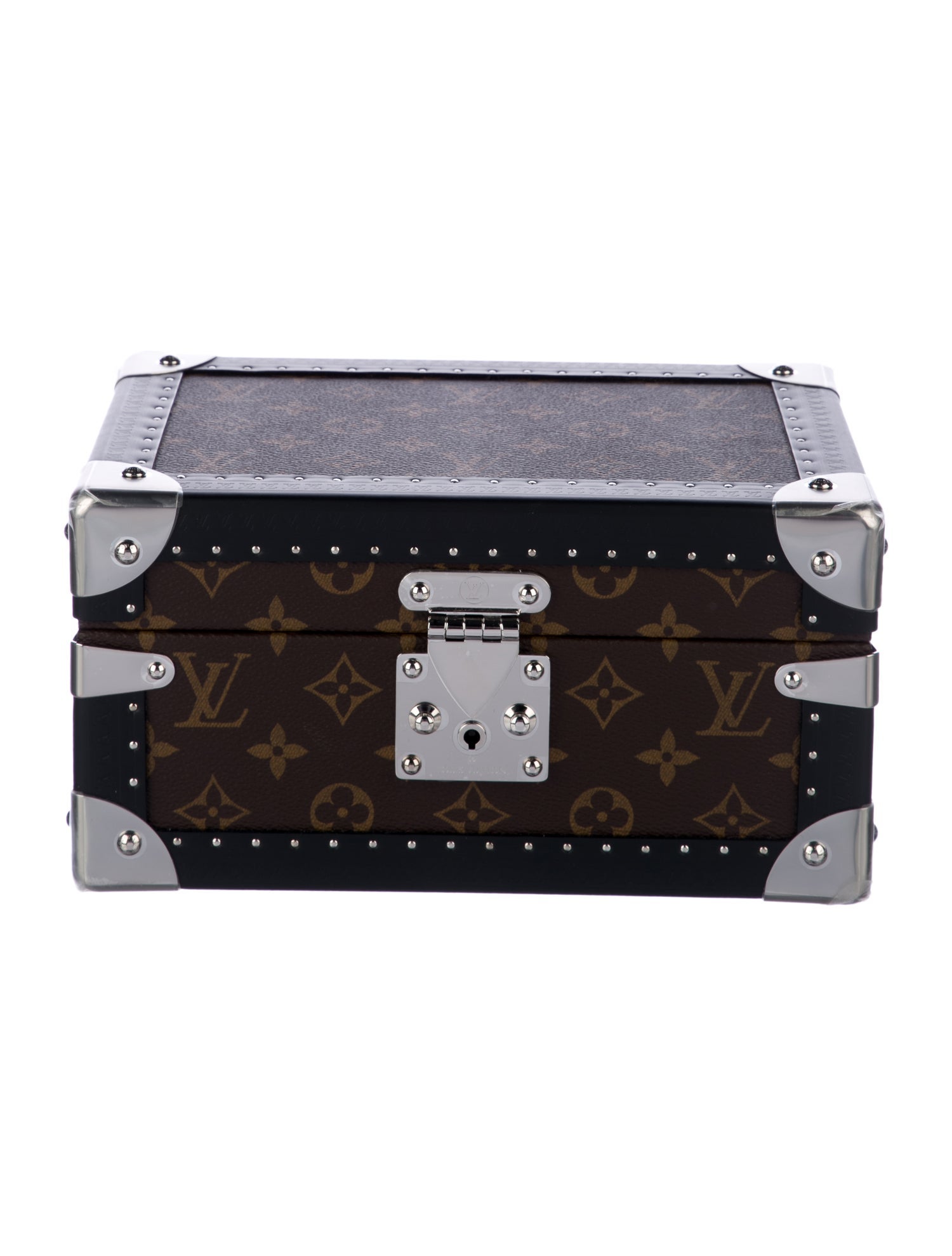 Louis Vuitton Monogram Macassar Coffret Montre Case Trunk w/Tags
