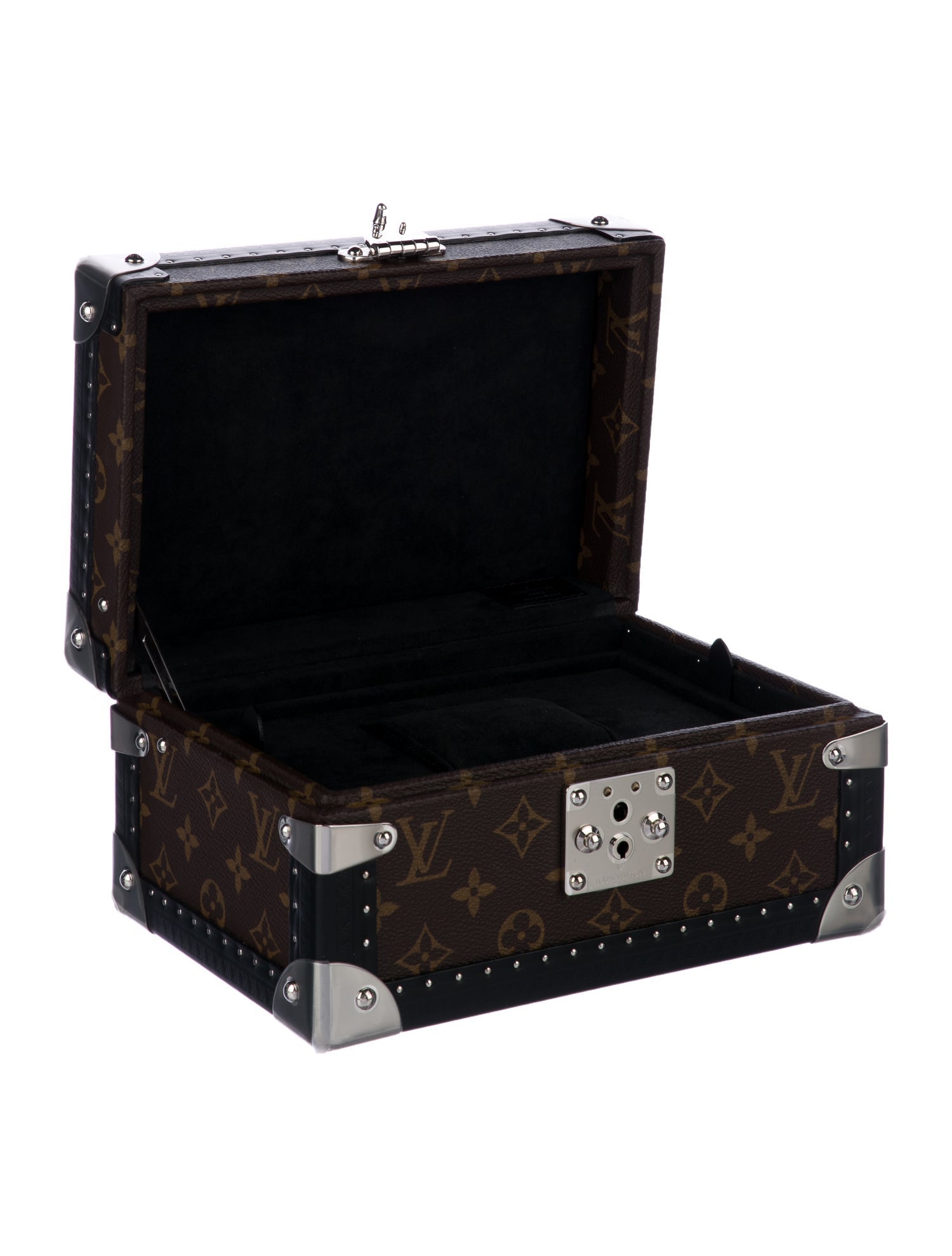 Louis Vuitton Monogram Macassar Coffret Montre Case Trunk w/Tags