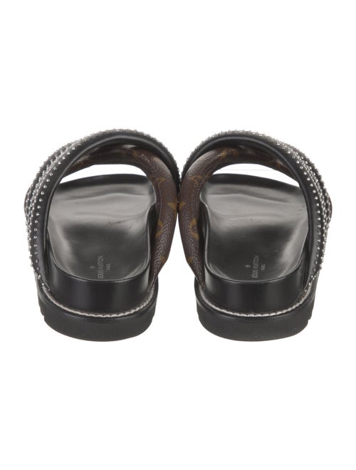 Louis Vuitton Leather Printed Slides