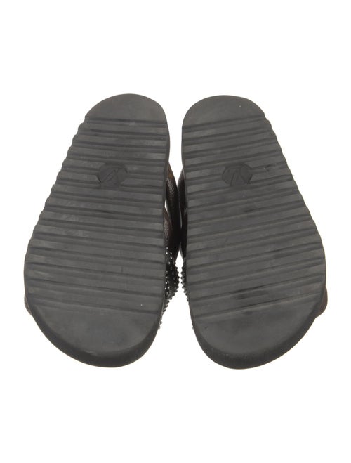 Louis Vuitton Leather Printed Slides