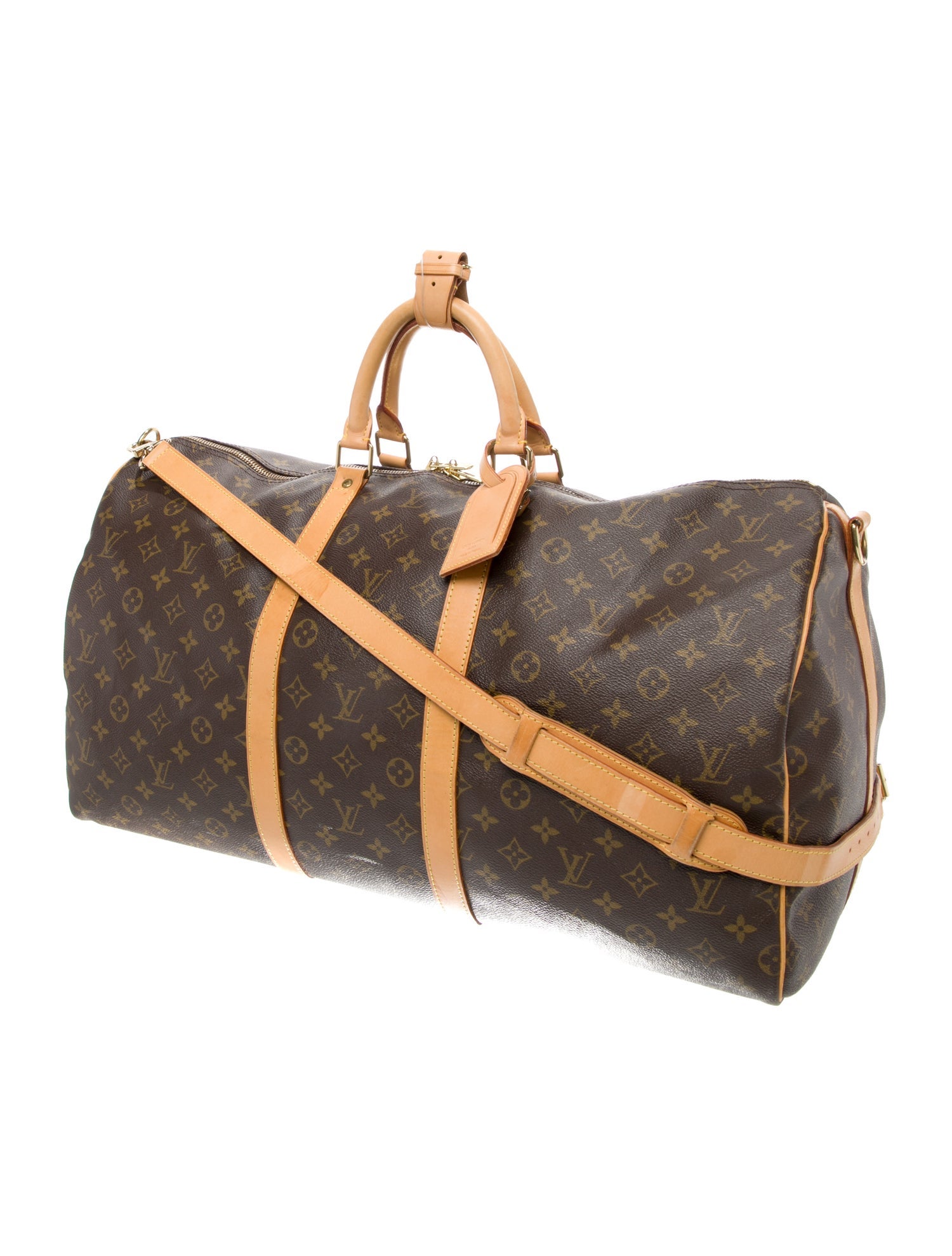 Louis Vuitton LV Monogram Keepall Bandouliere 55 Vintage