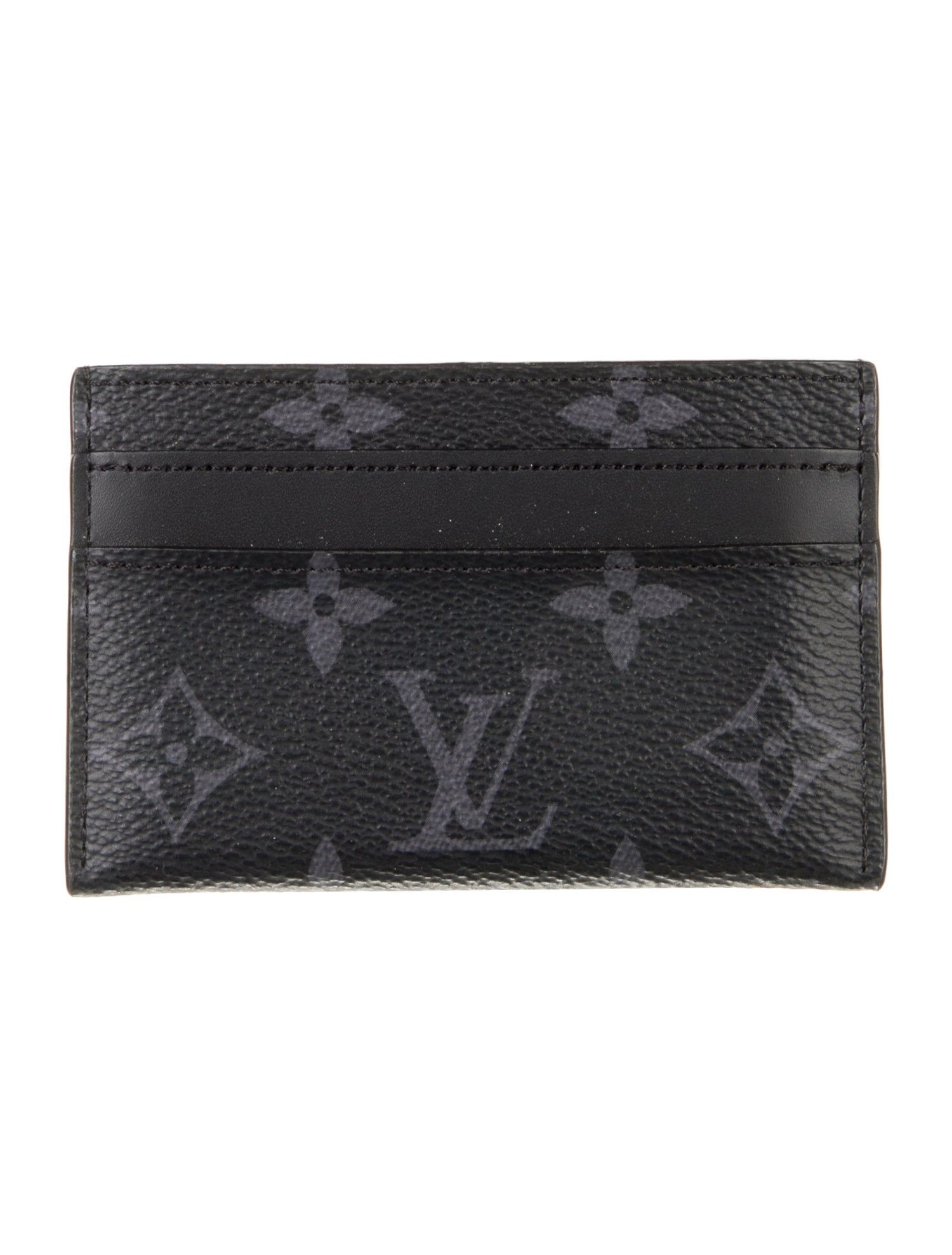 Louis Vuitton Monogram Eclipse Coated Canvas Ecslipse Card Holder