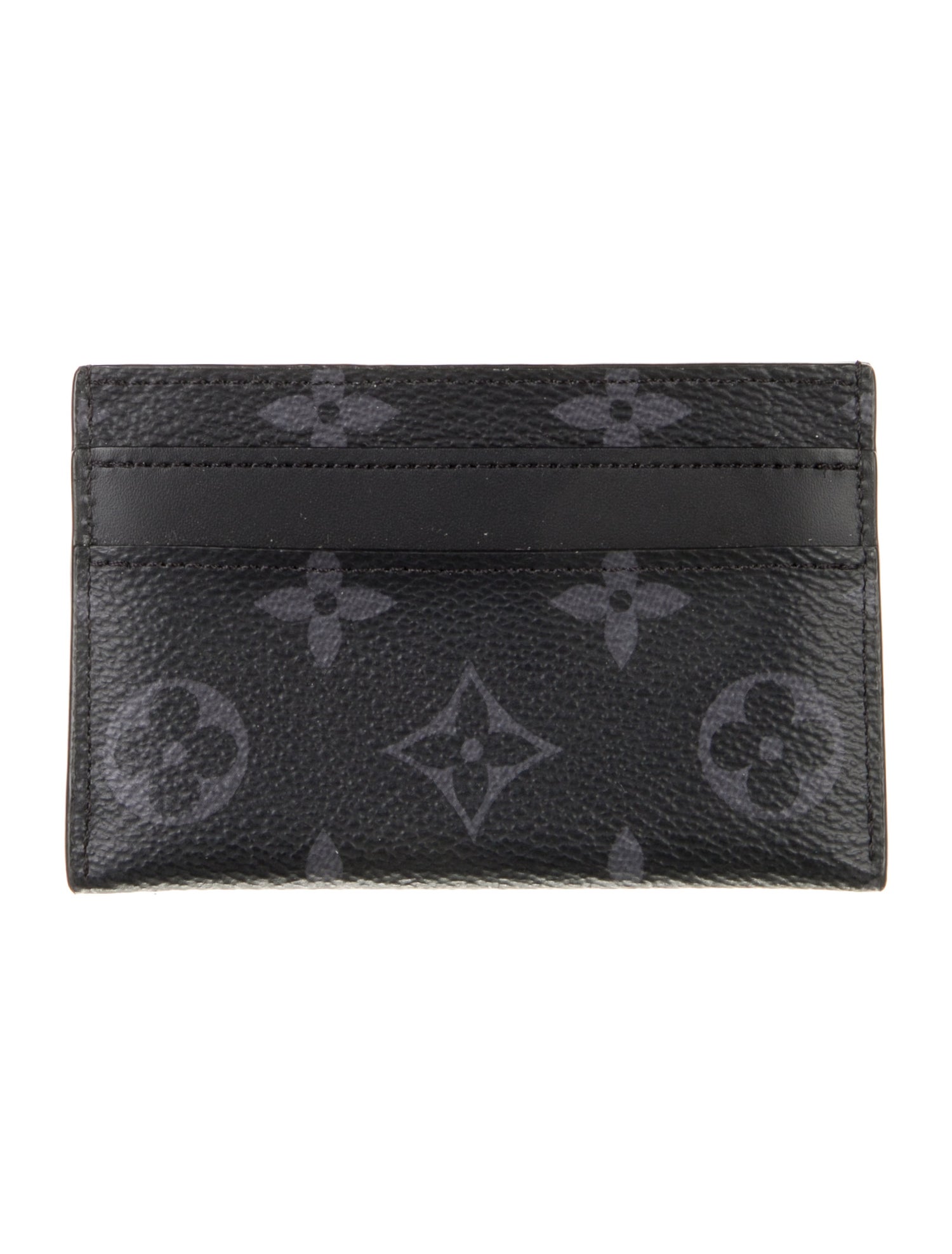 Louis Vuitton Monogram Eclipse Coated Canvas Ecslipse Card Holder