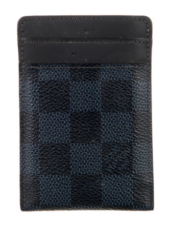 Louis Vuitton Damier Ebene Pattern Coated Canvas Card Case
