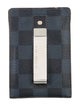Louis Vuitton Damier Ebene Pattern Coated Canvas Card Case