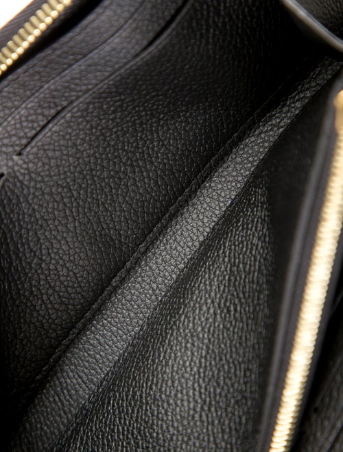 Louis Vuitton LV Monogram Empreinte Leather Zippy Wallet