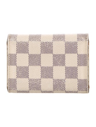 Louis Vuitton 2019 Damier Azur Pattern Rosalie Coin Purse