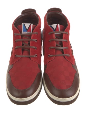 Louis Vuitton Damier Infini Suede Sneakers