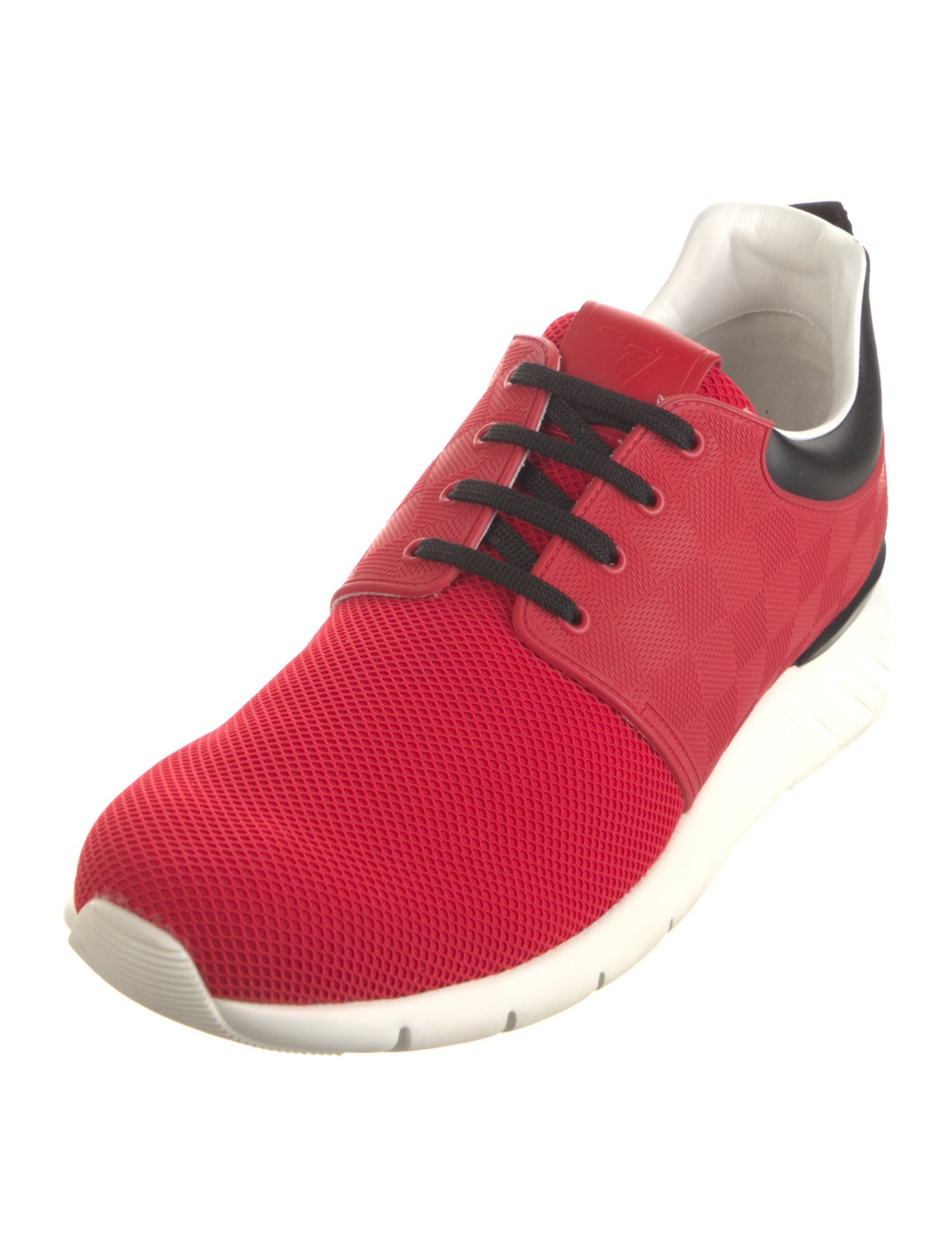 Louis Vuitton Mesh Colorblock Pattern Sneakers