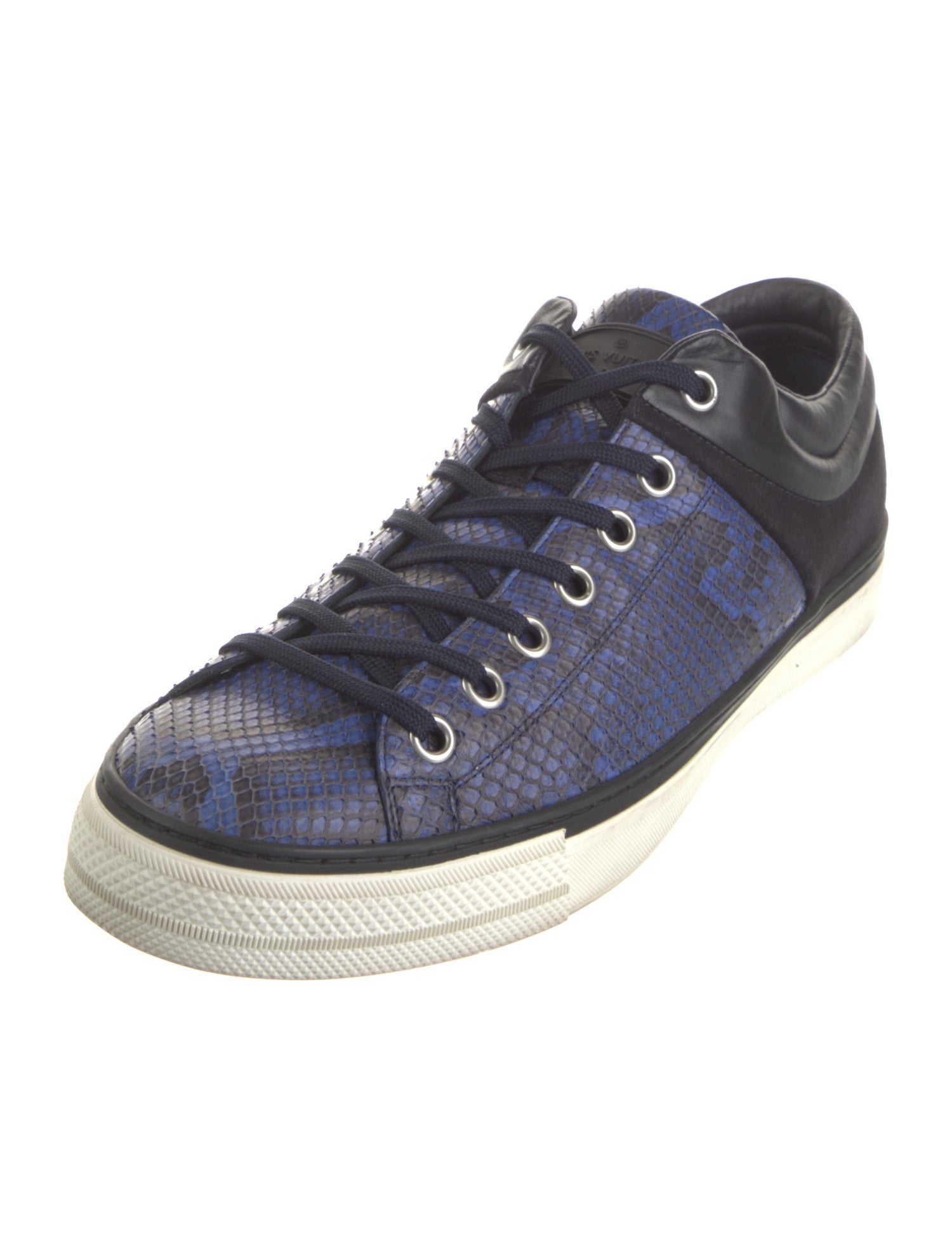 Louis Vuitton Damier Cobalt Snakeskin Sneakers