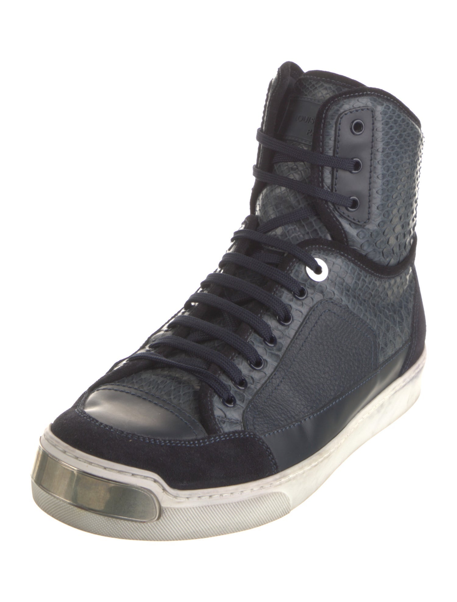 Louis Vuitton Snakeskin Printed Sneakers