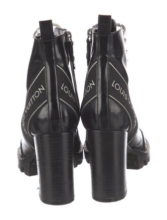 Louis Vuitton Patent Leather Combat Boots