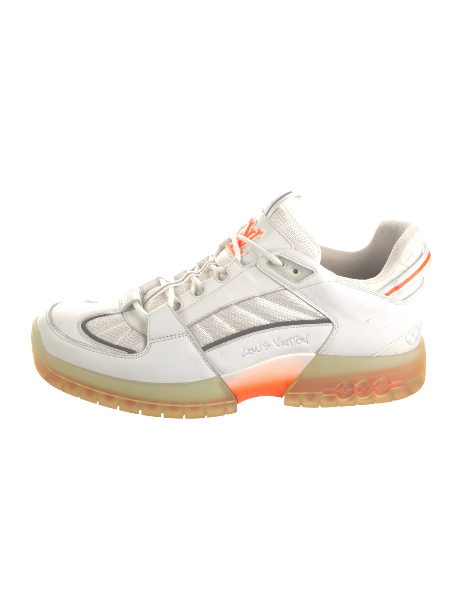 Louis Vuitton Leather Printed Sneakers