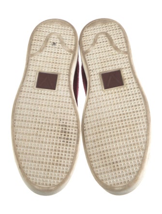 Louis Vuitton Printed Leather Trim Embellishment Sneakers