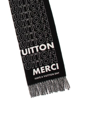 Louis Vuitton City List Wool Scarf