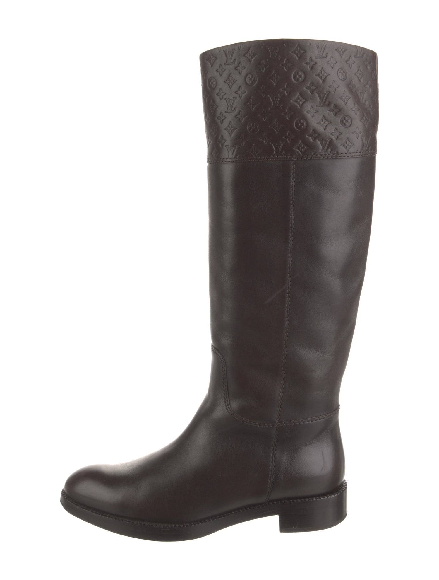 Louis Vuitton LV Monogram Leather Riding Boots