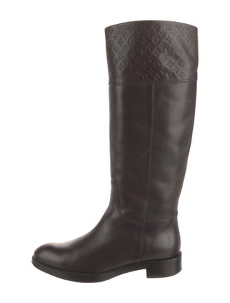 Louis Vuitton LV Monogram Leather Riding Boots