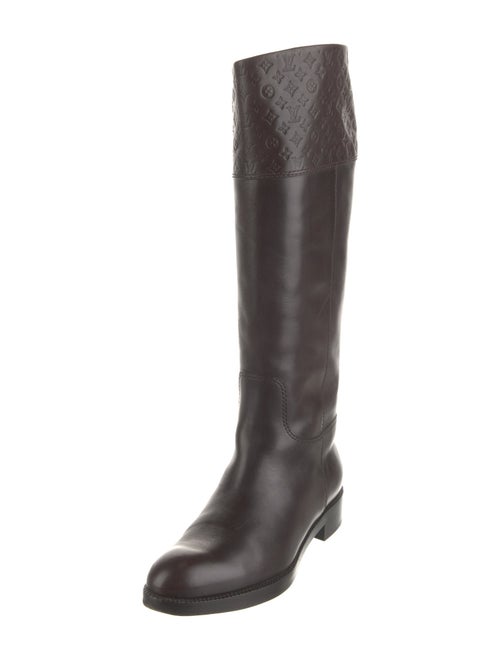 Louis Vuitton LV Monogram Leather Riding Boots