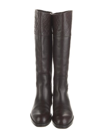 Louis Vuitton LV Monogram Leather Riding Boots