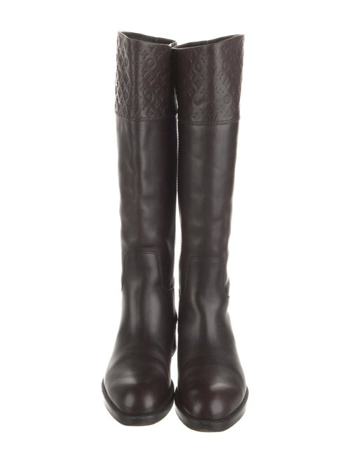 Louis Vuitton LV Monogram Leather Riding Boots