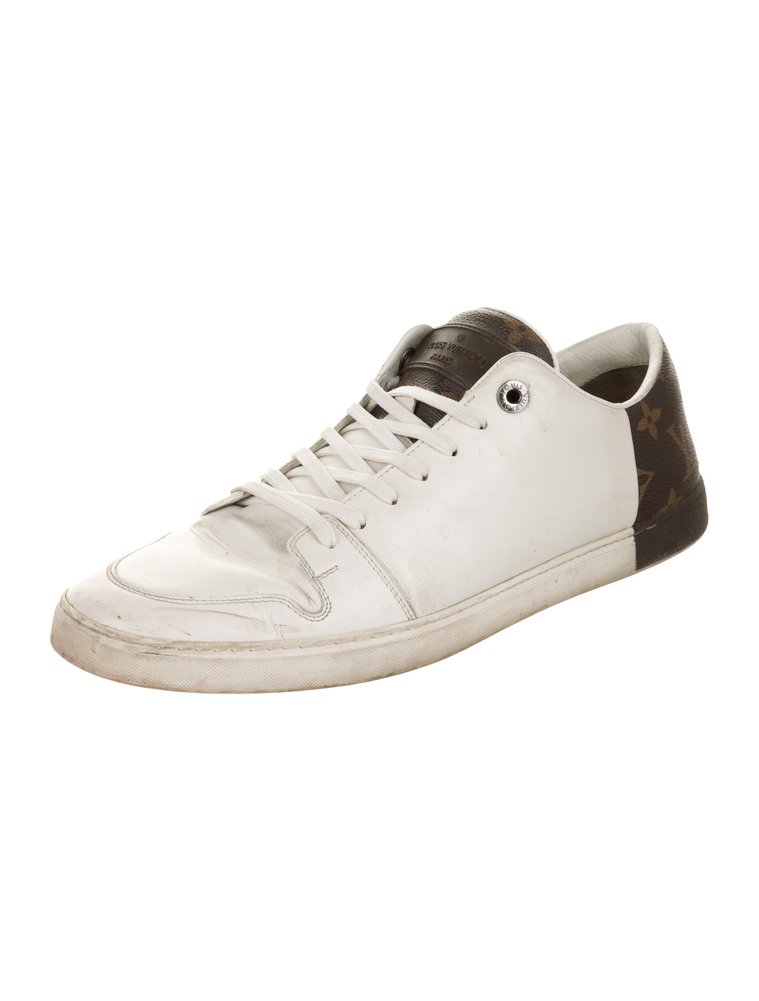 Louis Vuitton Monogram Pattern Leather Sneakers